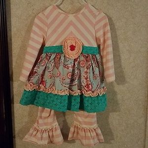 Rare Editions mixed print outfit